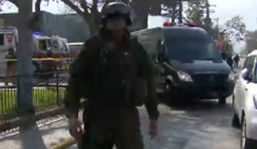 Carabineros confirmó que estallido en comisaría de Huechuraba fue por artefacto explosivo: hay cinco carabineros lesionados