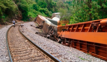 Descarrila tren de Kansas City Southern en Taretan, Michoacán