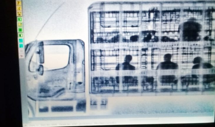 Detectan con rayos X a 51 migrantes dentro de un camión