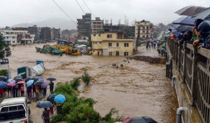Fuertes lluvias en la India y Nepal dejan 59 muertos y dos millones y medio de afectados