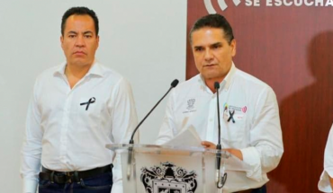 Gobernador de Michoacán expresa condolencias a familiares de las 4 víctimas en caída de helicóptero