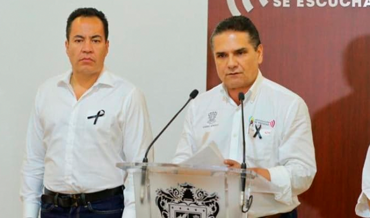 Gobernador de Michoacán expresa condolencias a familiares de las 4 víctimas en caída de helicóptero