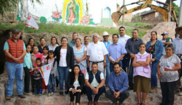 Gobierno de Puruándiro lleva introducción de drenaje en el manantial Ojo Santo