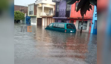 Lluvias en Morelia provocan inundaciones y una vivienda colapsada en el centro histórico