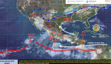 Lluvias intensas en el centro, occidente y sureste de México