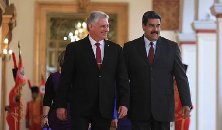 Maduro recibe a Díaz-Canel en un encuentro para fortalecer las relaciones bilaterales