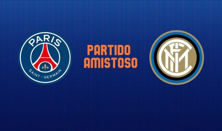 PSG vs Inter EN VIVO ONLINE: Partido amistoso este sábado
