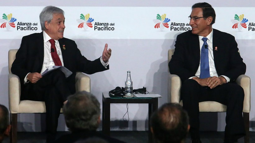 Piñera se reune con Presidente de Perú en el marco de la XIV Cumbre de la Alianza del Pacífico