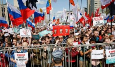 Protestas en Rusia: más de 1.000 detenidos en una manifestación en Moscú tras una de las represiones más violentas de las autoridades en los últimos años