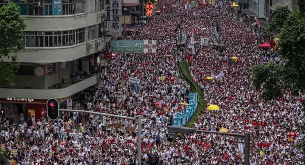 |Vídeo| Más fuertes las protestas masivas en Hong Kong