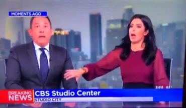[VIDEO] Conductores de TV captados en vivo durante temblor en EE.UU. se hacen viral