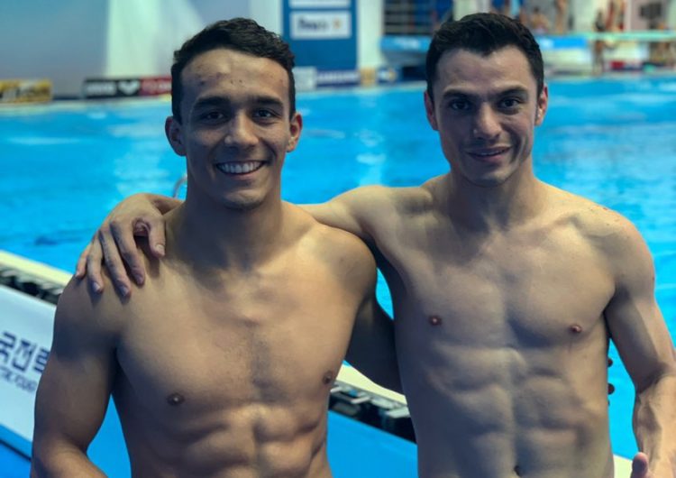 Yahel Castillo y Juan Celaya ganan bronce en Natación y pase a Tokio 2020