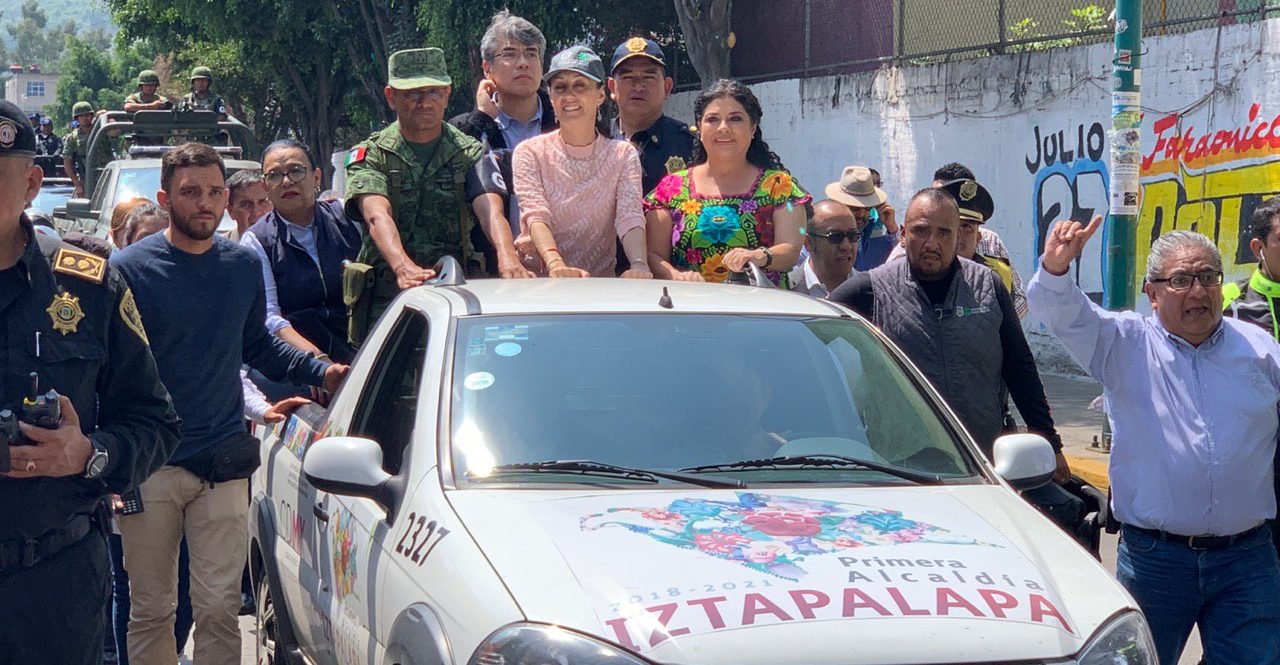 450 elements of the National Guard arrive in Iztapalapa