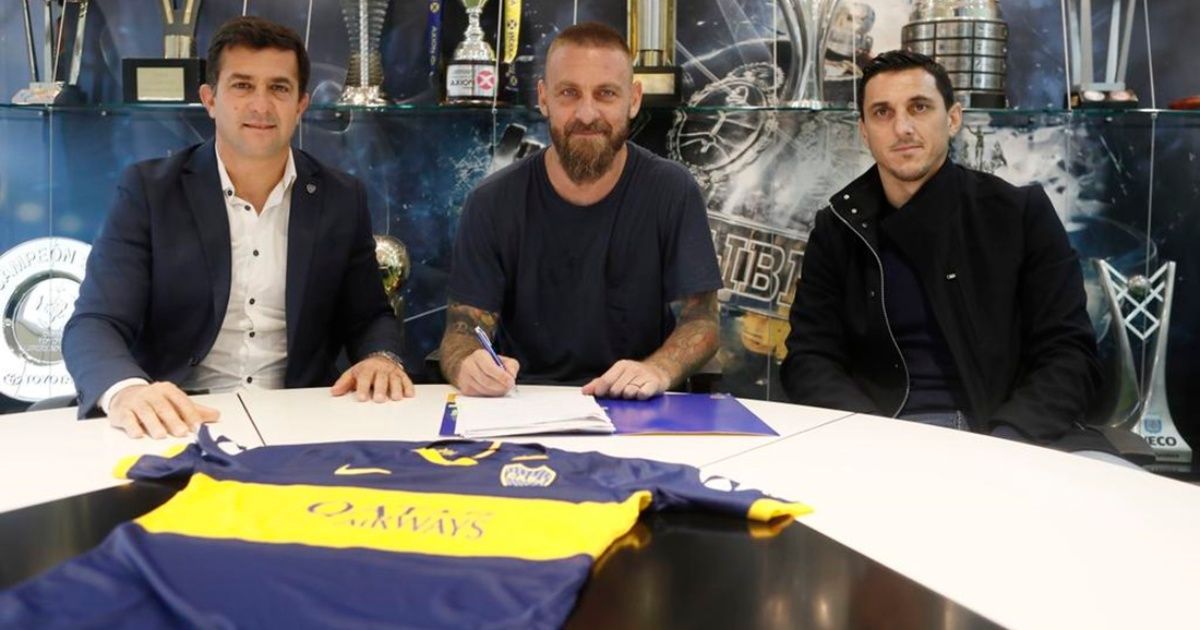 Daniele De Rossi signed with Boca until 2021 and has official debut date