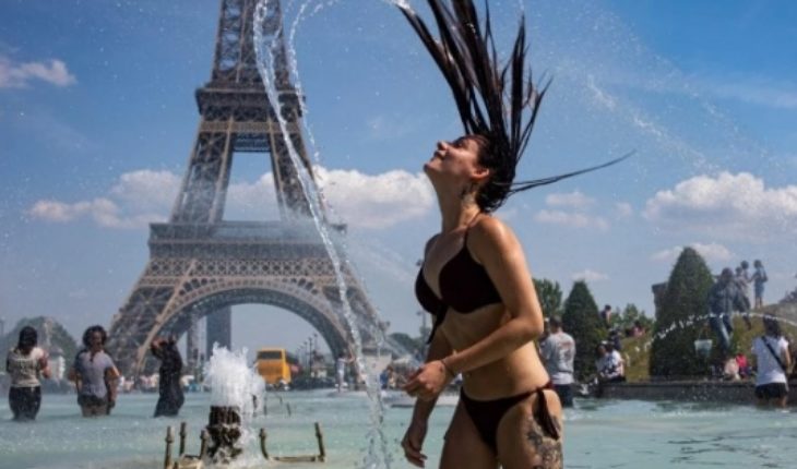 translated from Spanish: Europe melts by heat wave and breaks new records