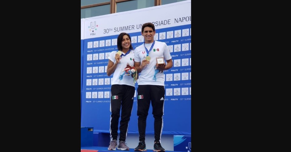 Mexican backspins win medals at Universiade