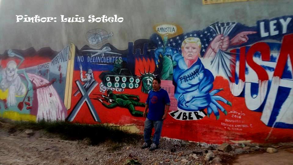 Mexicon artist 'fights' Trump's politics with murals
