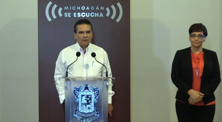 Michoacán government was put up to speed in debt to the health sector, says Silvano Aureoles