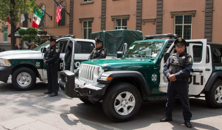 translated from Spanish: New patrol technology in CDMX recognizes faces and plates