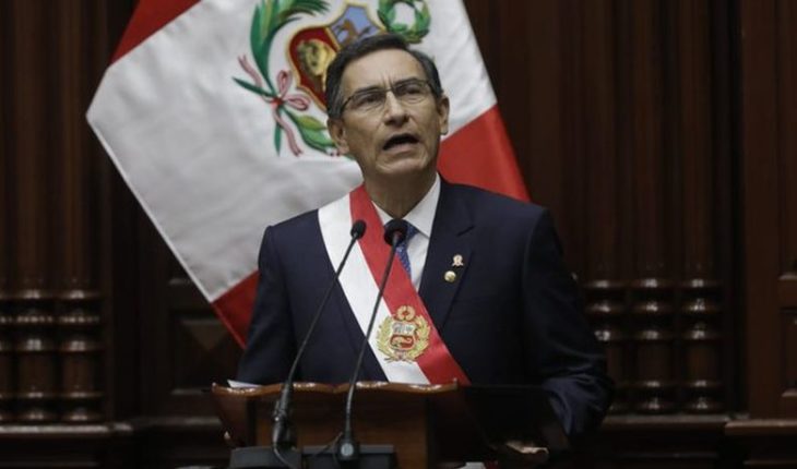 translated from Spanish: Peru’s president seeks to cut his term of office and congressmen to hold new general elections