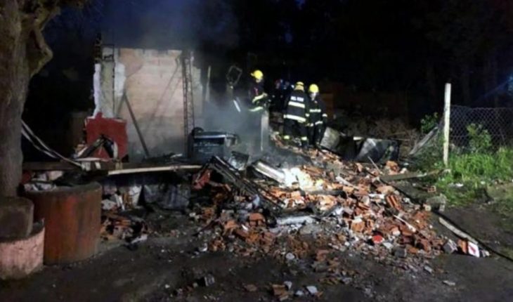 translated from Spanish: Pillar fire: 5 children died and 2 others managed to escape