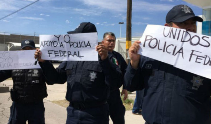 translated from Spanish: Security Secretariat, ordered to investigate federal police officers who are fighting the GN
