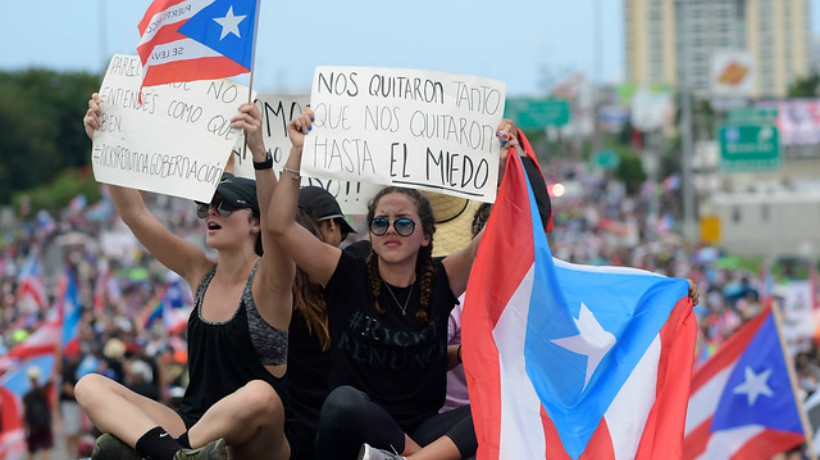 Tens of thousands of Puerto Ricans demanded the resignation of Governor Ricardo Rossello