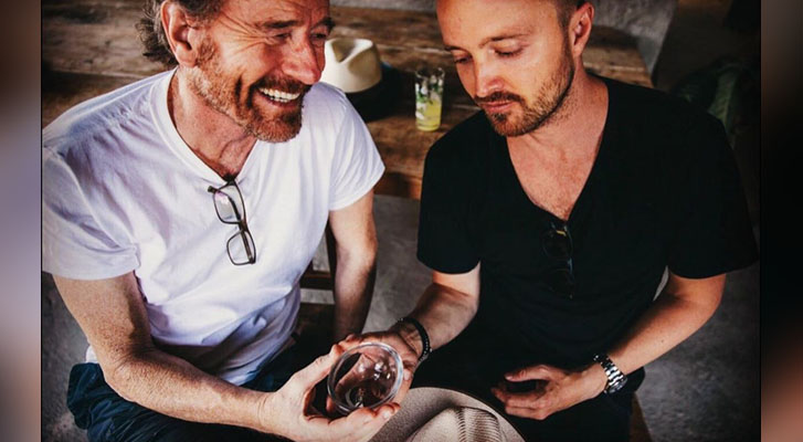 Walter White and Jesse Pinkman of the "Breaking Bad" series, now produce mezcal oaxaqueño