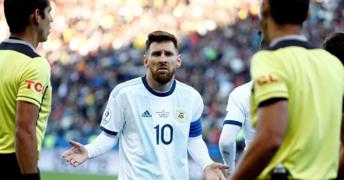 What sanction discusses applying Conmebol to Lionel Messi