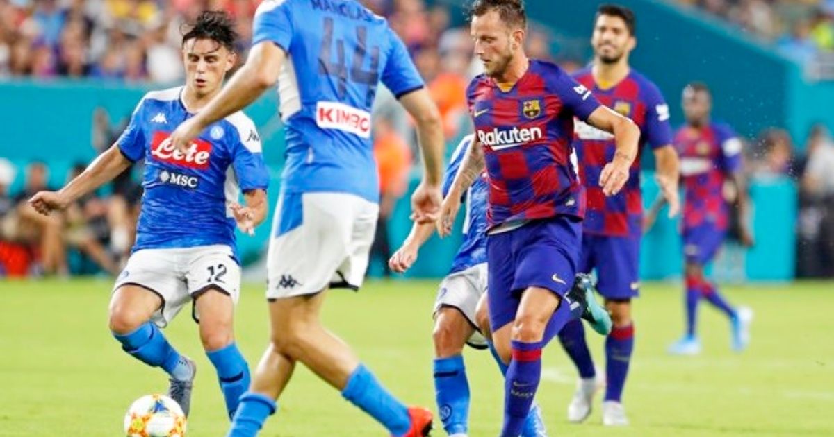 Barcelona vs Napoli: Busquets y Rakitic le dan el triunfo a los culés en amistoso en Miami