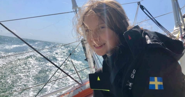 En un velero y con cero emisiones: comenzó la travesía ecológica de Greta Thunberg en el Atlántico