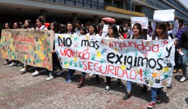 Estudiantes de veterinaria marchan en CU para exigir seguridad