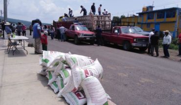 Gobierno de Morelia anuncia que apoyó a productores rurales con insumos agrícolas