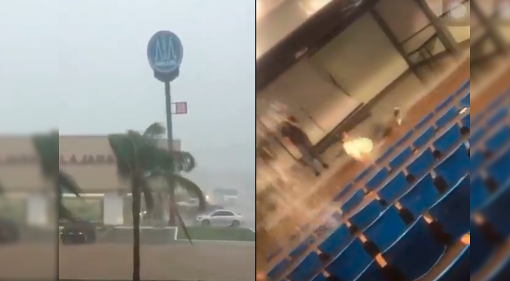 Gran tormenta acechando a Culiacán a provocando peligrosas inundaciones (Videos)