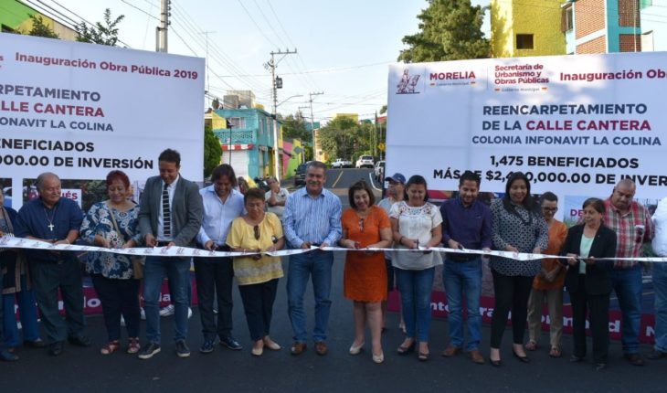 Informa Gobierno de Morelia haber invertido 192 Mdp en regeneración de vialidades