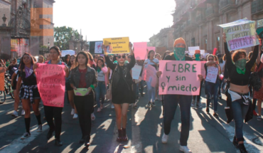 Morelianas feministas se manifiestan en el centro histórico