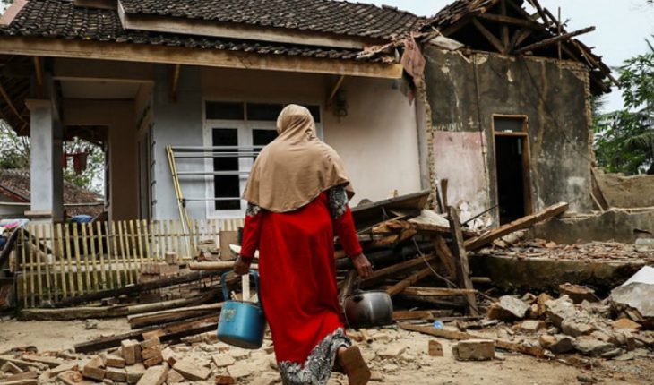 Terremoto en Indonesia dejó cuatro muertos y más de 200 casas con daños