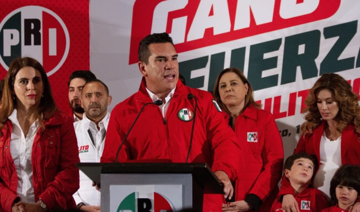 translated from Spanish: Alejandro Moreno leads up for PRI president