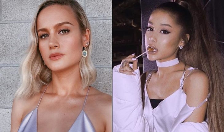 translated from Spanish: Brie Larson performed a cover of Ariana Grande and drove fans crazy