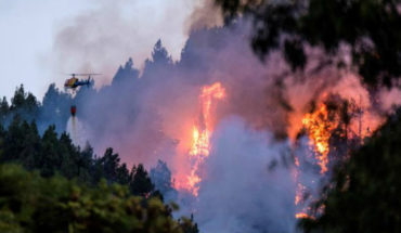 translated from Spanish: Fire in Gran Canaria forces evacuation of two thousand people