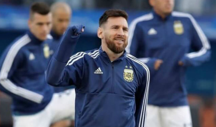 translated from Spanish: Following statements against Conmebol, Messi was sanctioned with three months off the court
