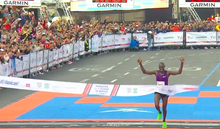 translated from Spanish: Kenyans Maiyo and Kiplagat win CDMX Marathon