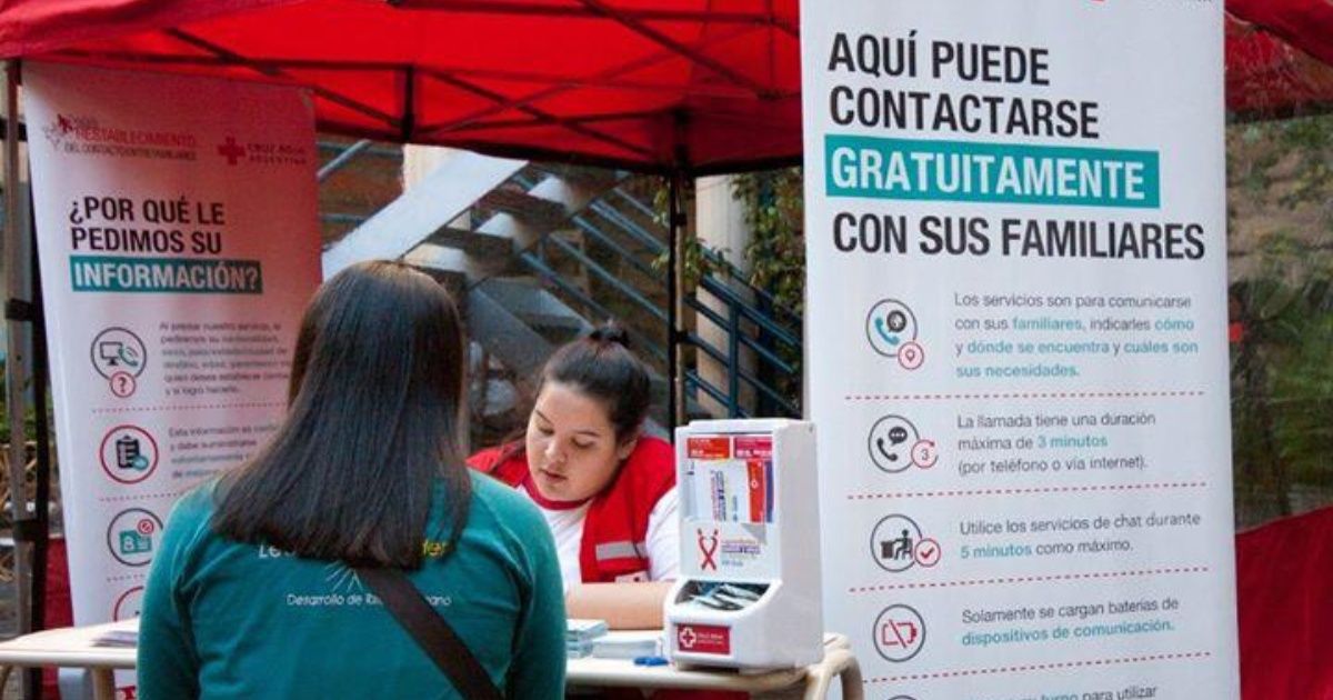 Mendoza Red Cross will offer migrants free contact with relatives
