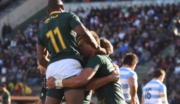 translated from Spanish: The Pumas suffered to South Africa that was consecrated in the Rugby Championship