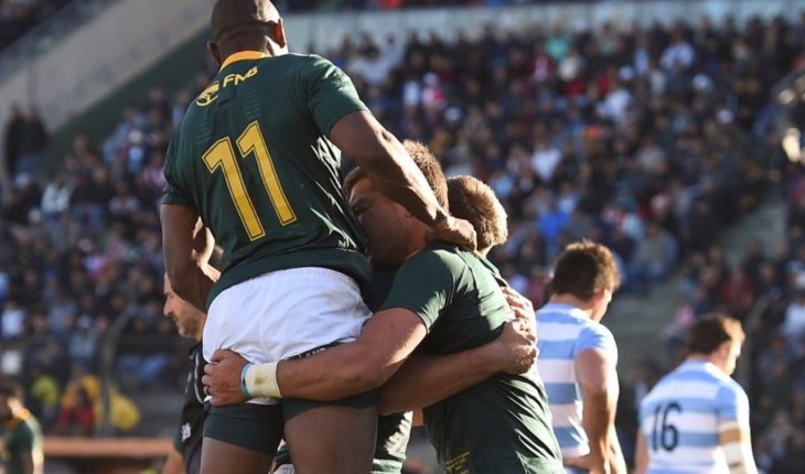 translated from Spanish: The Pumas suffered to South Africa that was consecrated in the Rugby Championship