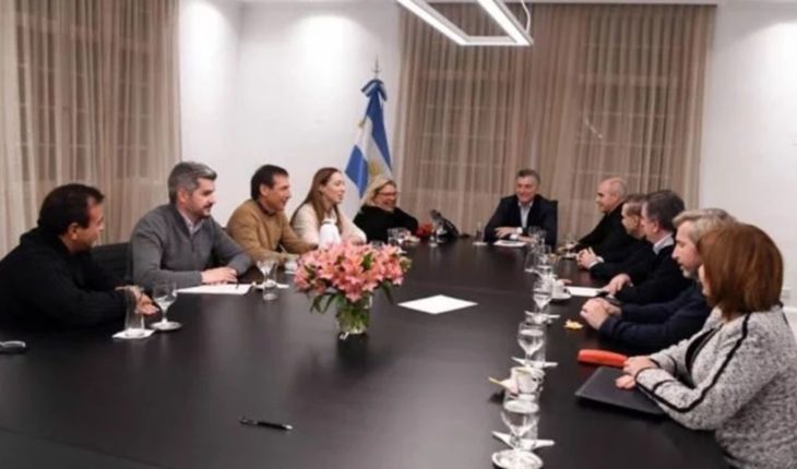 translated from Spanish: The government’s announcement after the meeting in Olivos