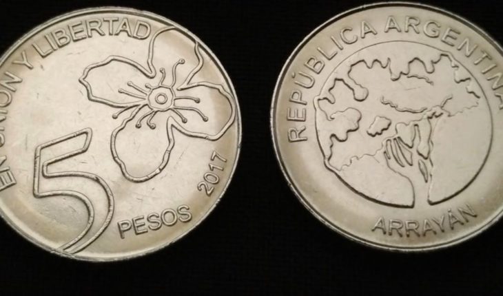 translated from Spanish: There are no five peso coins in Mendoza