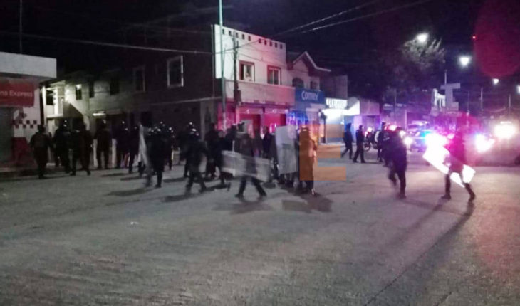 translated from Spanish: There were no injuries in the eviction of the Caja Grande property in Morelia, Michoacán prosecutor reports