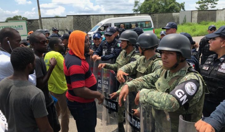 translated from Spanish: Why hundreds of African migrants protest in Chiapas