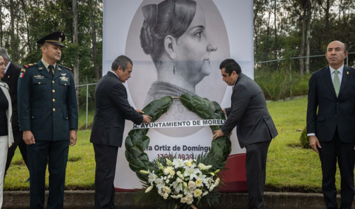 Conmemoran el CCLI Natalicio de Doña Josefa Ortíz de Domínguez